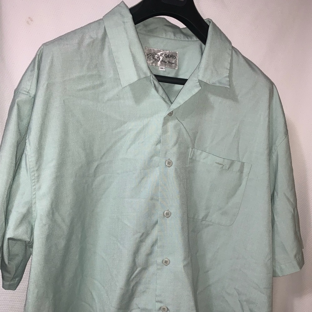 IL Canto Italian Designer Mens Button Up 3xL